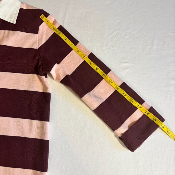 Abercrombie & Fitch Striped Rugby Shirt Dress - Size Small - Picture 7 of 9